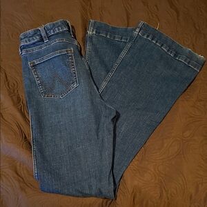 Stylish Women's Blue Flare Jeans